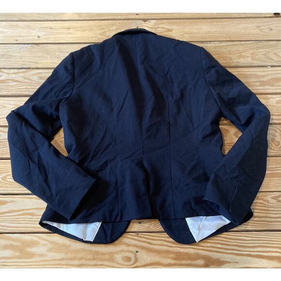 H&M Button Front Blazer Jacket Size 10 Women’s Black - Picture 2 of 9